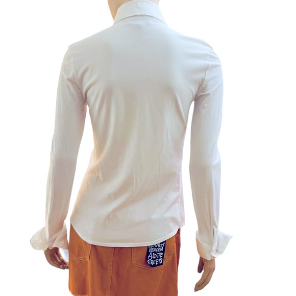 Anatomie Top Button Up Shirt Blouse Size Small  Buttoned Cuffs New with out tag - Picture 4 of 8